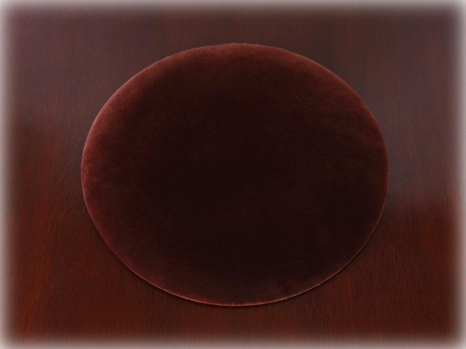 Denim original トンTON ベントウッドチェア専用シートクッション44cmΦ/チェアパッド/レッドブラウン