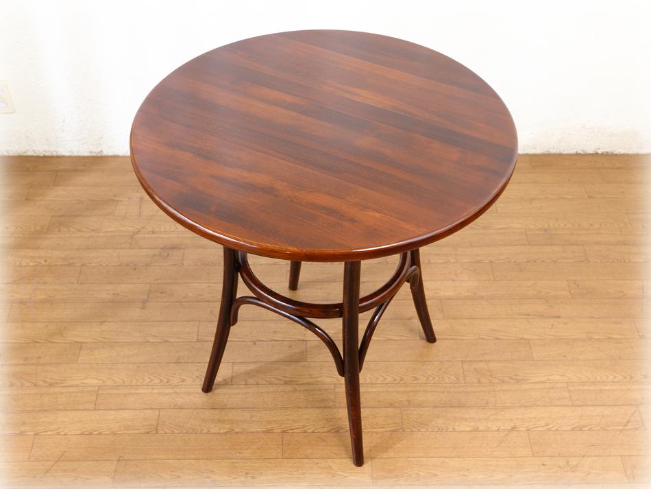 【中古再生品】 トンTON ベントウッド テーブルTable No152 スクエアSQUARE / ダークウェンジ | 12枚目
