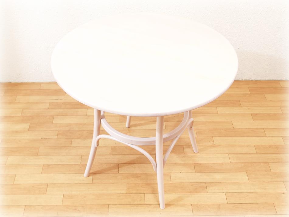 【中古再生品】 トンTON ベントウッド テーブルTable No152 スクエアSQUARE / ダークウェンジ | 14枚目